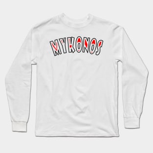 Mykonos. Long Sleeve T-Shirt